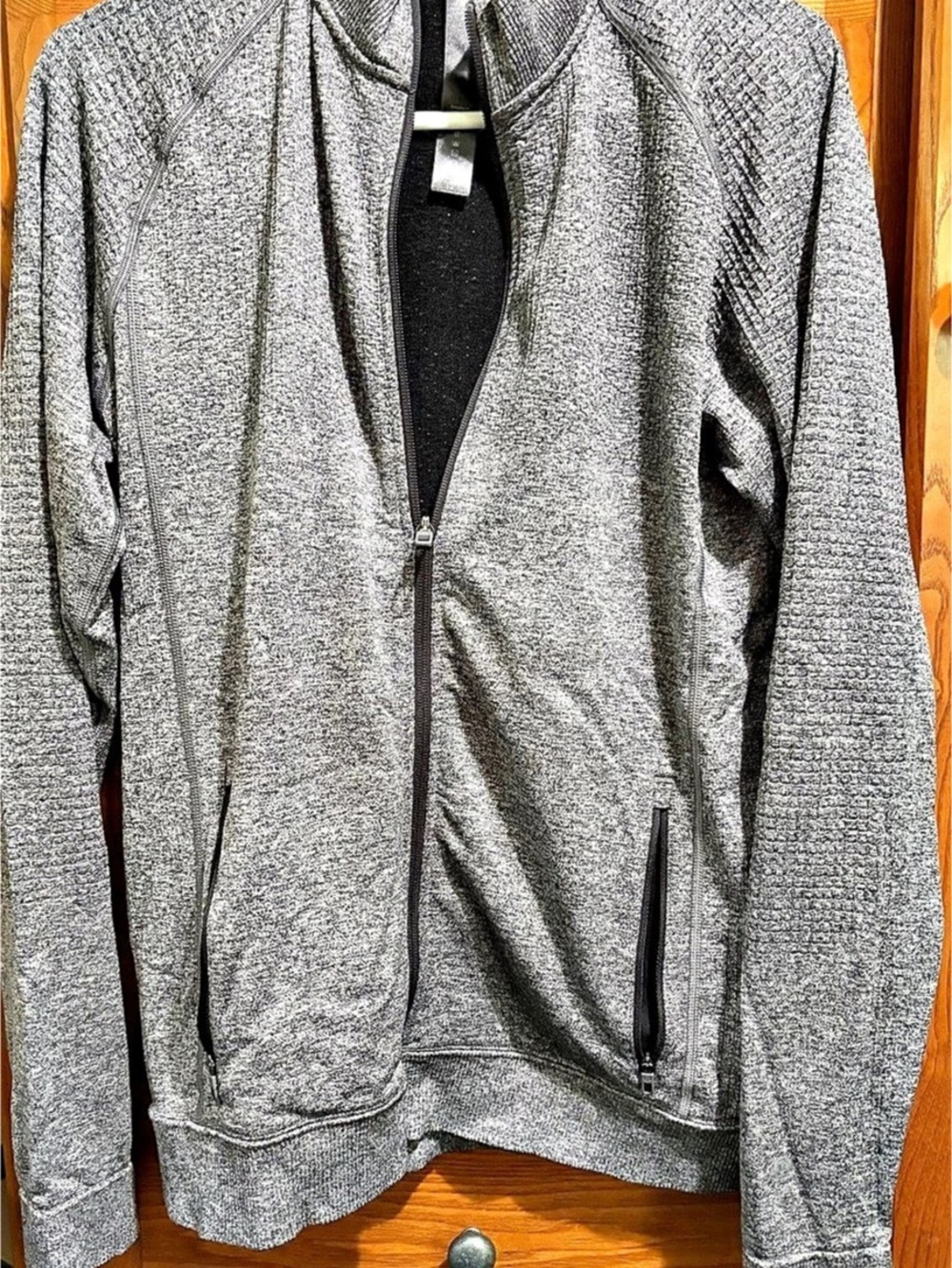 lululemon Gray Zip-Up Jacket